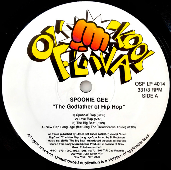 Spoonie Gee - Godfather Of Hip Hop | Ol' Skool Flava (OSF LP 4014) - 3 Spoonie Gee - Godfather Of Hip Hop | Ol' Skool Flava (OSF LP 4014) - 3