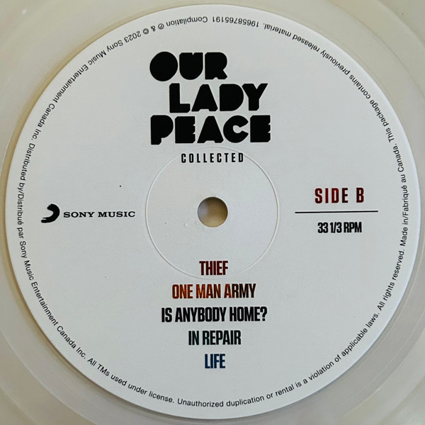 Our Lady Peace - Collected: 1994 - 2022 | Sony Music Entertainment (Canada) Inc. (19658765191) - 4