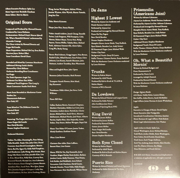 Howard Drossin - Highest To Lowest (Original Soundtrack) | A24 Music (A24M049) - 3