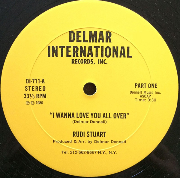 Rudi Stuart - I Wanna Love You All Over | Delmar International Records Inc. (DI-711) - main