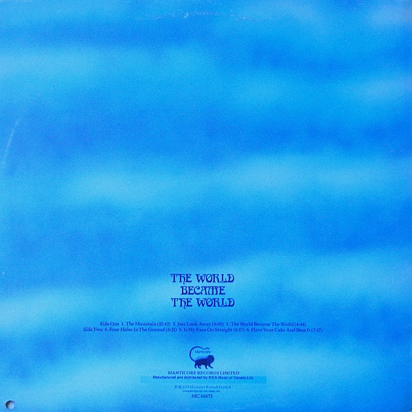 Premiata Forneria Marconi - The World Became The World | Manticore (MC 66673) - 2