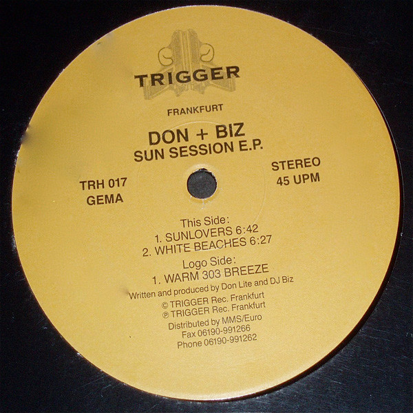 Don Lite + DJ Biz - Sun Session E.P. | Trigger (TRH 017) - 3