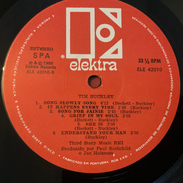 Tim Buckley - Tim Buckley | Elektra (ELE 42010) - 2 Tim Buckley - Tim Buckley | Elektra (ELE 42010) - 2