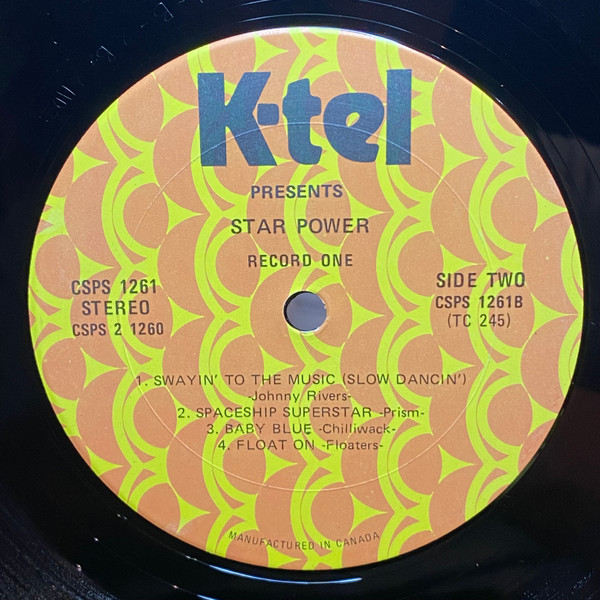 Various - Star Power (2LP) [Vinyl] | K-Tel (TC 245) - 4