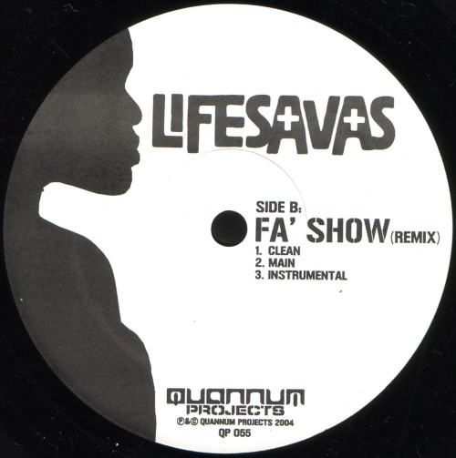 Lifesavas - Fa' Show | Quannum Projects (QP 055) - 3