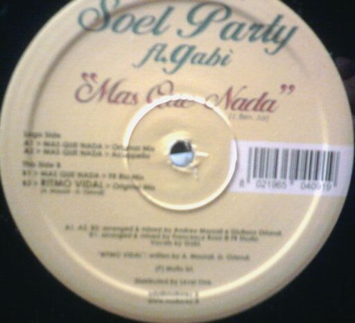 Soel Party Ft. Gabi - Mas Que Nada | Mamo Records (MAM008) - main