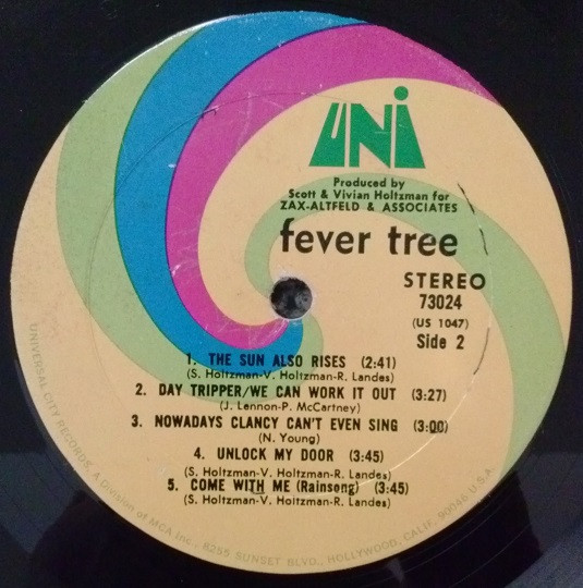 Fever Tree - Fever Tree | UNI Records (73024) - 4