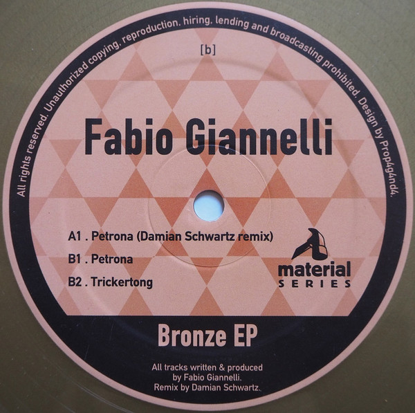 Fabio Giannelli - Bronze EP | Material Series (material005) - main