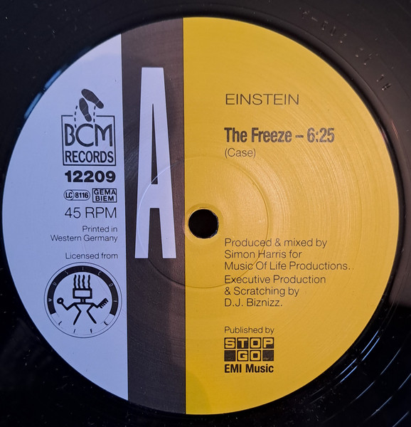 Einstein - The Freeze | BCM Records (BCM 12209) - 3