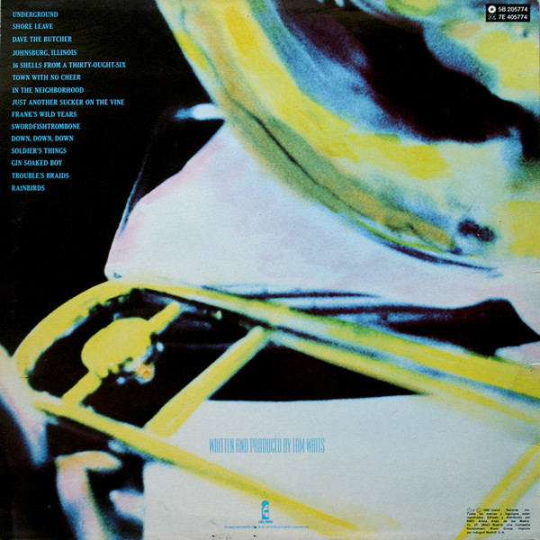 Tom Waits - Swordfishtrombones | Island Records (5B 205774) - 2 Tom Waits - Swordfishtrombones | Island Records (5B 205774) - 2