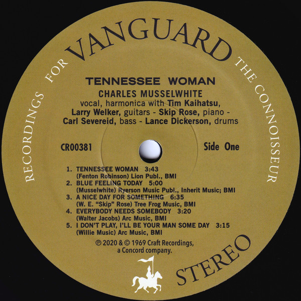 Charlie Musselwhite Blues Band - Tennessee Woman | Vanguard (CR00381) - 3 Charlie Musselwhite Blues Band - Tennessee Woman | Vanguard (CR00381) - 3