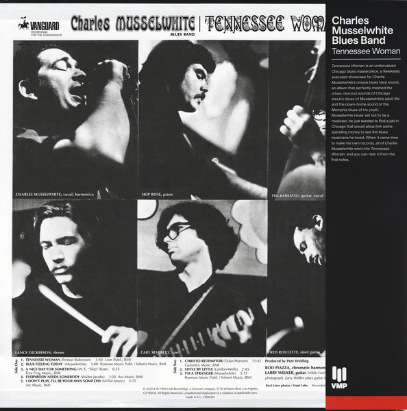 Charlie Musselwhite Blues Band - Tennessee Woman | Vanguard (CR00381) - 2 Charlie Musselwhite Blues Band - Tennessee Woman | Vanguard (CR00381) - 2