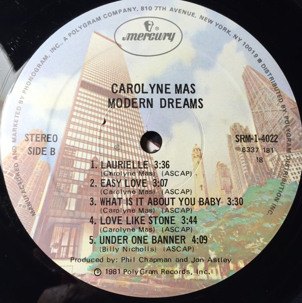 Carolyne Mas - Modern Dreams | Mercury (SRM-1-4022) - 4