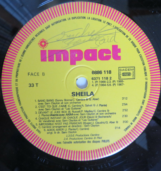 Sheila - Sheila | Impact (6886 118) - 4 Sheila - Sheila | Impact (6886 118) - 4