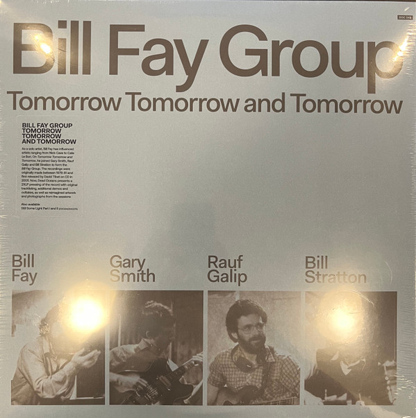 Bill Fay Group - Tomorrow Tomorrow And Tomorrow | Dead Oceans (DOC345) - main