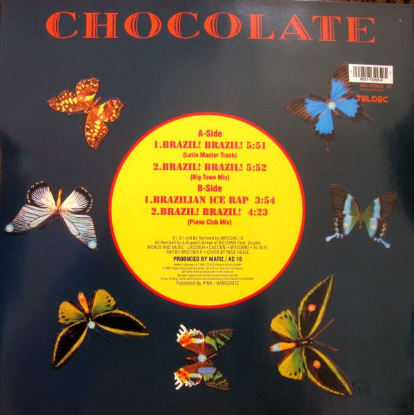 Chocolate - Brazil! Brazil! (Brand New Rap Version) | TELDEC (9031-73295-0) - 4