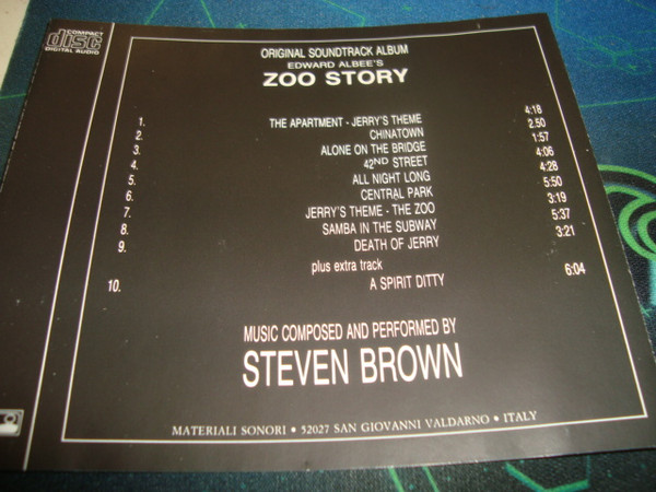 Steven Brown - Zoo Story | Materiali Sonori (MASO CD 90002) - 2