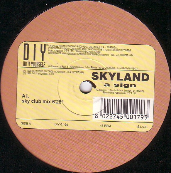Skyland - A Sign | Do It Yourself (DIY 01-99) - main