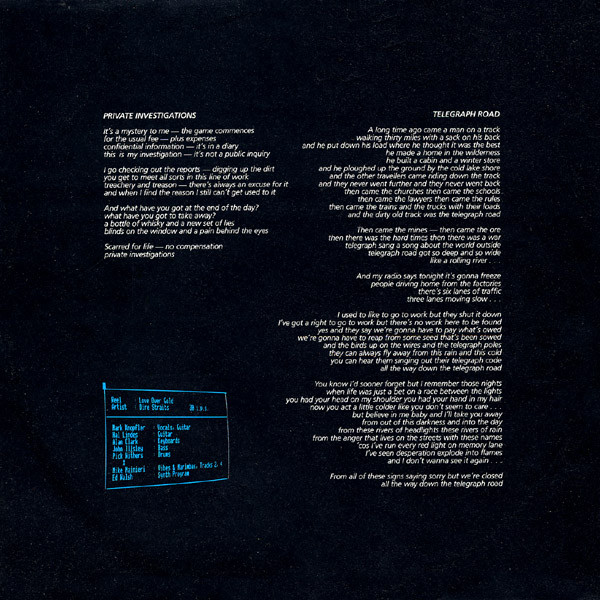Dire Straits - Love Over Gold | Vertigo (6359 109) - 4
