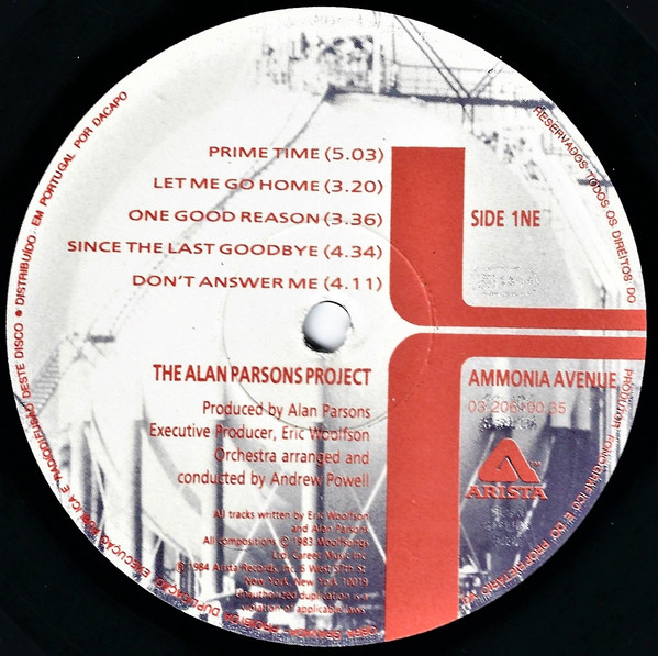 The Alan Parsons Project - Ammonia Avenue | Arista (03.206100.35) - 2