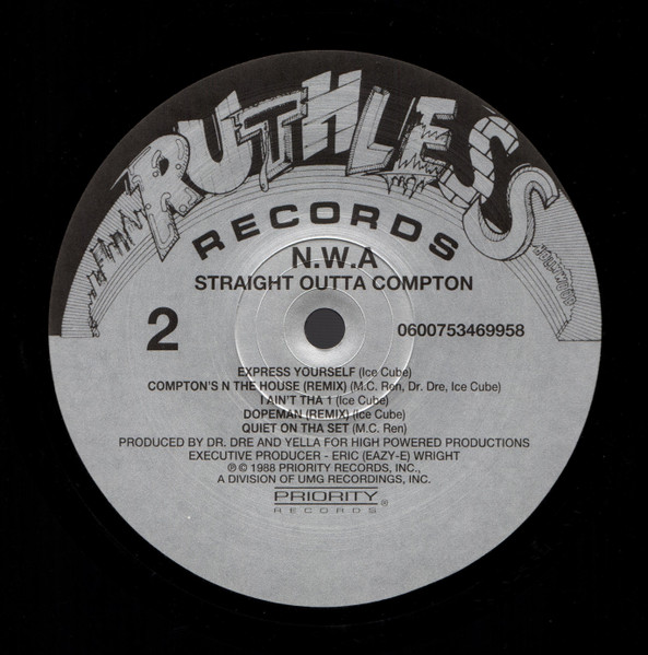 N.W.A. - Straight Outta Compton | Ruthless Records (0600753469958) - 4