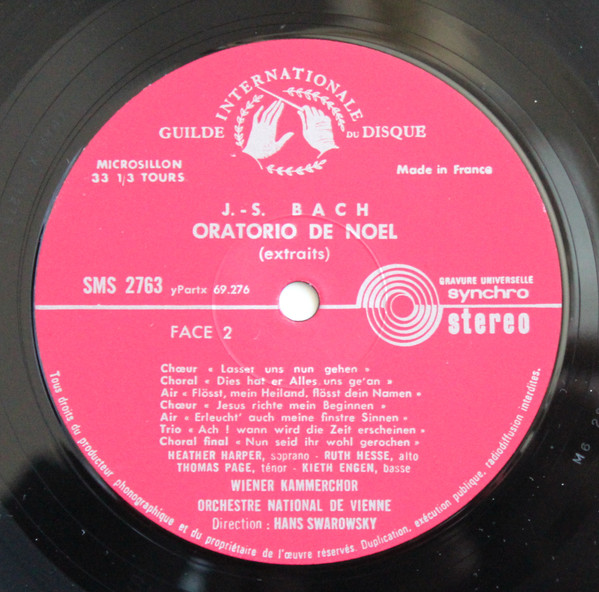 Johann Sebastian Bach - Weihnachts-Oratorium | Concert Hall (SMS 2763) - 3