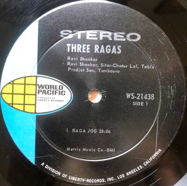 Ravi Shankar - Three Ragas | World Pacific Records (WPS-21438) - 3 Ravi Shankar - Three Ragas | World Pacific Records (WPS-21438) - 3