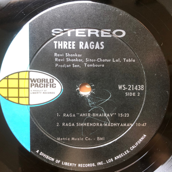 Ravi Shankar - Three Ragas | World Pacific Records (WPS-21438) - 4 Ravi Shankar - Three Ragas | World Pacific Records (WPS-21438) - 4