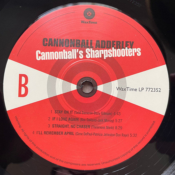Cannonball Adderley - Cannonball's Sharpshooters | WaxTime (772352) - 4