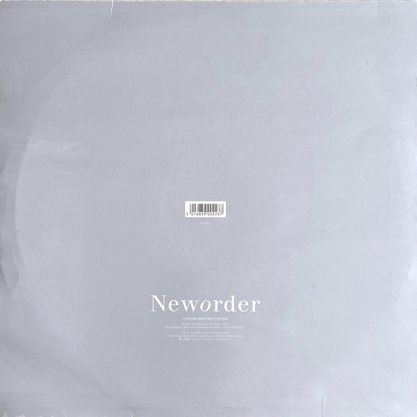 New Order - Fine Time | MNW (Fac223-12) - 2