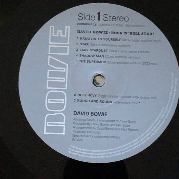 David Bowie - Rock 'N' Roll Star! | Parlophone (DBRNRSLP 721) - 2