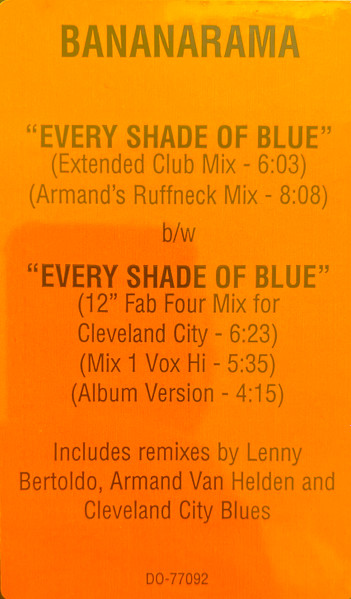 Bananarama - Every Shade Of Blue | Curb Records (DO-77092) - 3