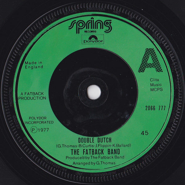The Fatback Band - Double Dutch | Spring Records (2066 777)