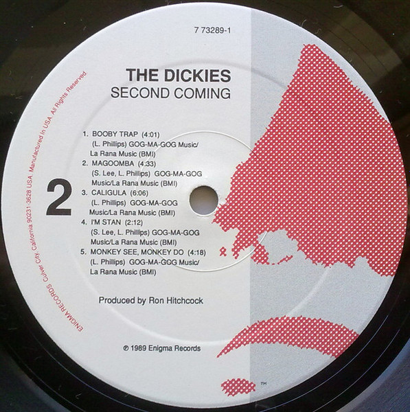 The Dickies - Second Coming | Enigma Records (7 73289-1) - 4 The Dickies - Second Coming | Enigma Records (7 73289-1) - 4