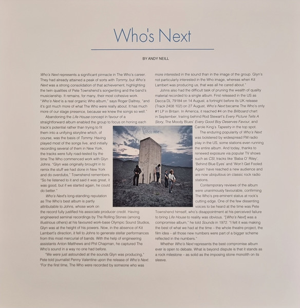 The Who - Who's Next | Polydor (006024 3585840 1) - 4