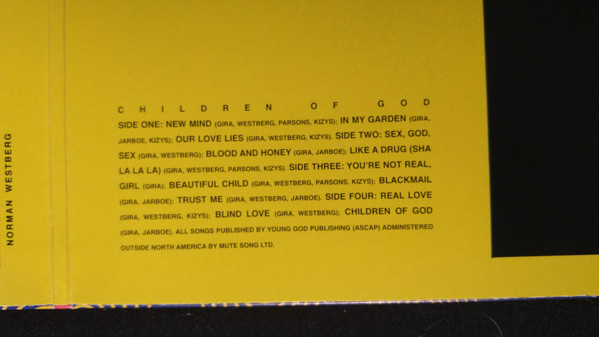 Swans - Children Of God | Young God Records (YG64) - 2