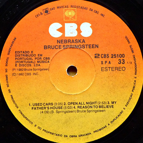 Bruce Springsteen - Nebraska | CBS (CBS 25100) - 4