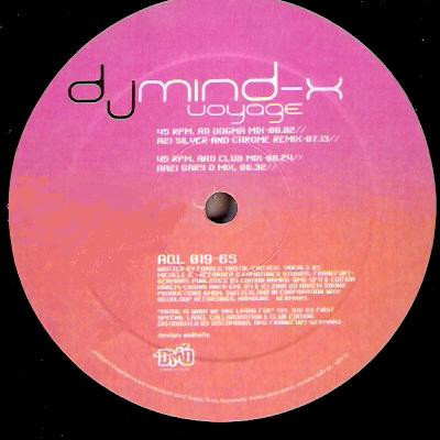 DJ Mind-X - Voyage | Aqualoop Records (AQL 019-6S) - 3