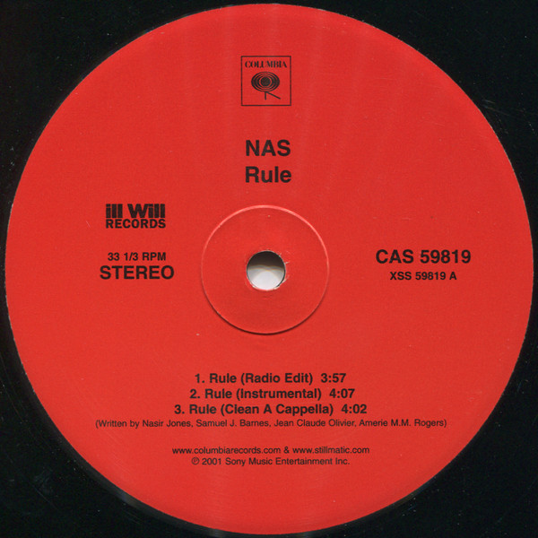 Nas - Rule | Columbia (CAS 59819)
