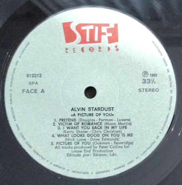 Alvin Stardust - A Picture Of You | Edisom (612212) - 2
