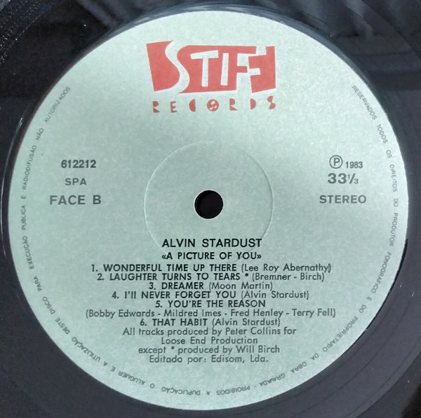Alvin Stardust - A Picture Of You | Edisom (612212) - 3