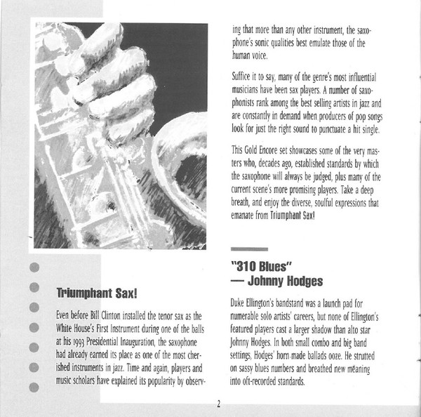 Various - Triumphant Sax! | GRP (GRP 97332) - 2 Various - Triumphant Sax! | GRP (GRP 97332) - 2
