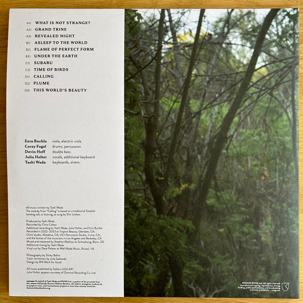 Tashi Wada - What Is Not Strange? | Rvng Intl. (RVNGNL114) - 2
