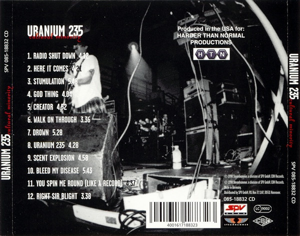 Uranium 235 - Cultural Minority | Steamhammer (SPV 085-18832 CD) - 2 Uranium 235 - Cultural Minority | Steamhammer (SPV 085-18832 CD) - 2