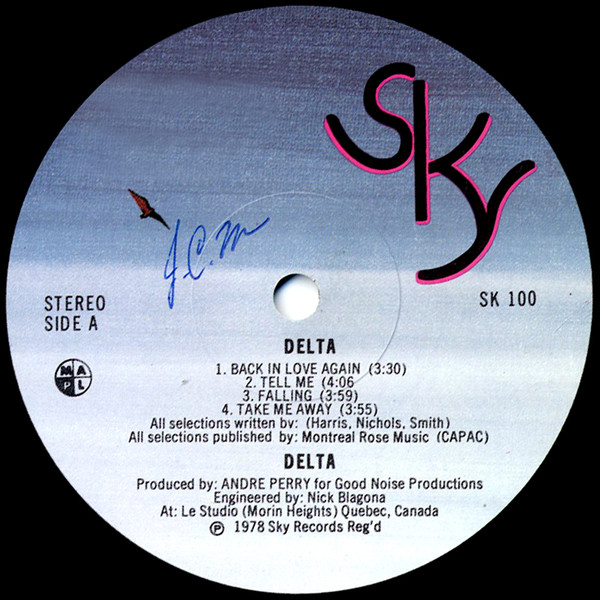 Delta - Delta [Vinyl] | Sky Records (SK 100) - 3