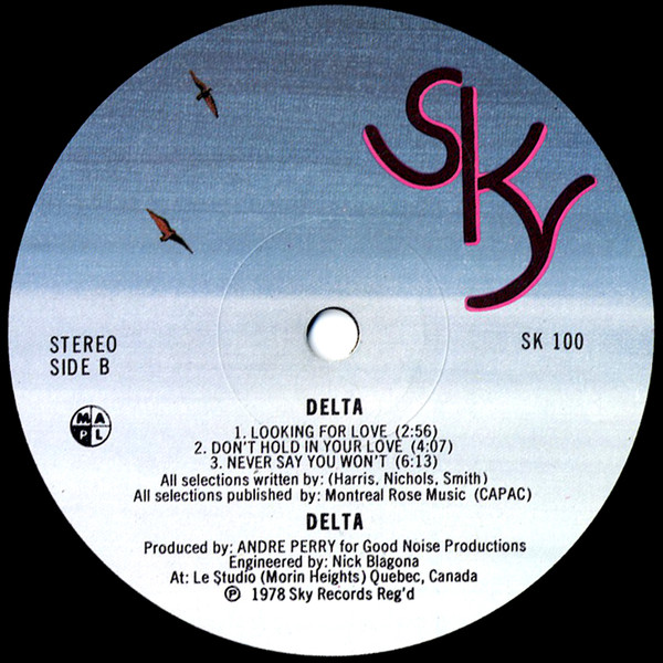 Delta - Delta [Vinyl] | Sky Records (SK 100) - 4