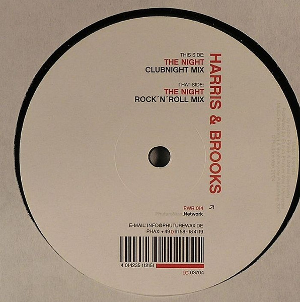 Harris and Brooks - The Night | Phuture Wax (PWR 014) - main