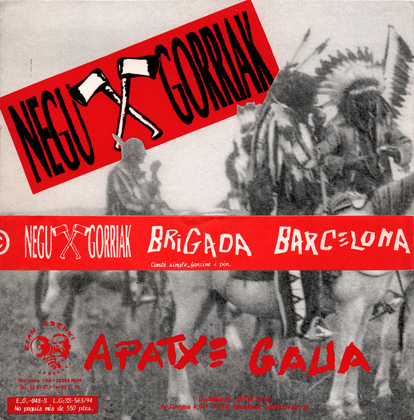 Negu Gorriak / Inadaptats - Apatxe Gaua / Descendents Del Carrer | Esan Ozenki (EO-048-S) - main