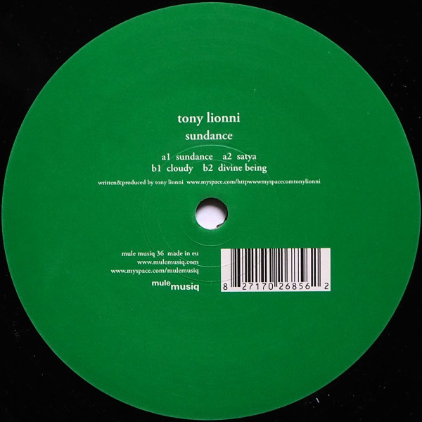 Tony Lionni - Sundance | Mule Musiq (mule musiq 36)