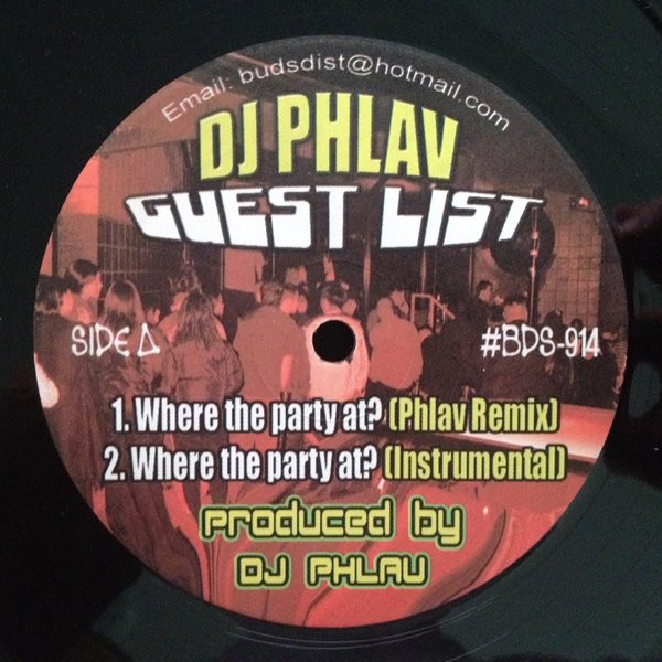 DJ Phlav - Guest List | BUDS Distribution (BDS-914) - 2